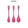 Satisfyer Kit d'entrainement pelvien Yoni Power 1 Rouge - Satisfyer