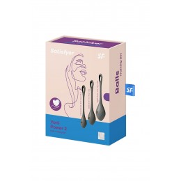 Satisfyer Kit d'entrainement pelvien Yoni Power 2 noir - Satisfyer