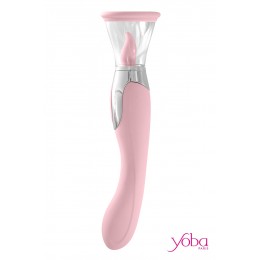 Yoba Stimulateur 4 en 1 Harmony rose - Yoba