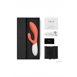 LELO Vibro Rabbit Ina 3 Coral Red - Lelo