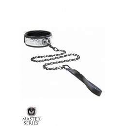 Master Series Collier argenté avec laisse - Master Series