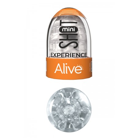 Alive Masturbateur Mini Shot Experience Transparent