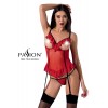 Passion lingerie Guêpière seins nus Cherry - Passion