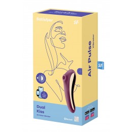 Satisfyer Stimulateur Dual Kiss bordeaux - Satisfyer