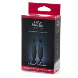 Fifty Shades of Grey Sweet Torture Vibrating Nipple Clamps - Fifty Shades of Gray