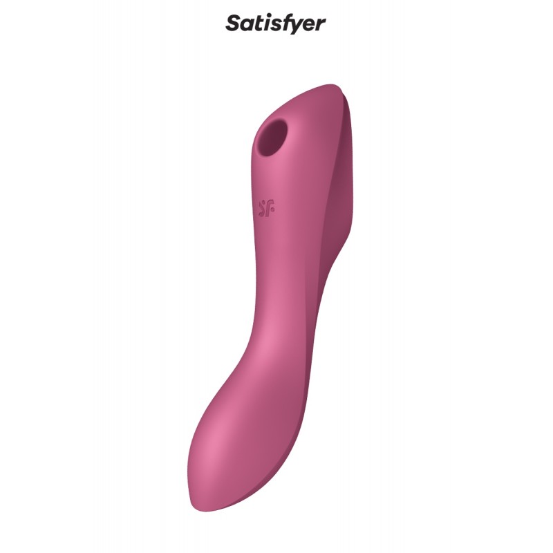 Satisfyer Stimulateur Curvy Trinity 3 rouge - Satisfyer