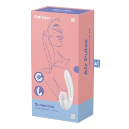 Satisfyer Double stimulateur Supernova blanc - Satisfyer