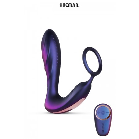 Hueman Plug vibrant et cockring Black Hole - Hueman