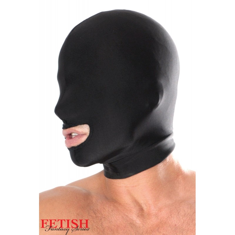 Fetish Fantasy Series Open mouth spandex hood