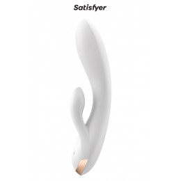 Satisfyer Vibro Rabbit connecté Double Flex blanc - Satisfyer