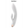 Satisfyer Vibro Rabbit connecté Double Flex blanc - Satisfyer