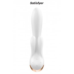 Satisfyer Vibro Rabbit connecté Double Flex blanc - Satisfyer