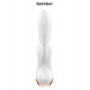 Satisfyer Vibro Rabbit connecté Double Flex blanc - Satisfyer