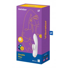 Satisfyer Vibro Rabbit connecté Double Flex blanc - Satisfyer