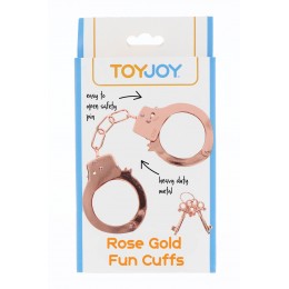 Toy Joy Menottes métal rose gold - Toy Joy