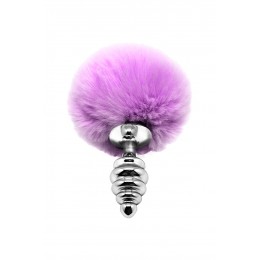 Alive Plug métal Fluffy Twist S mauve - Alive