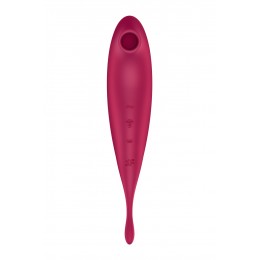 Satisfyer Stimulateur Satisfyer Twirling Pro+ Connecté rouge