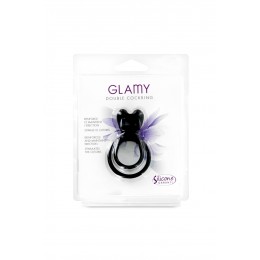 Glamy Double Cockring noir Glamy