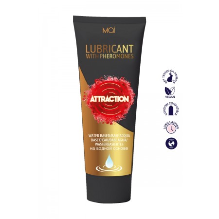 Attraction cosmetics Lubrifiant neutre aux phéromones - Attraction