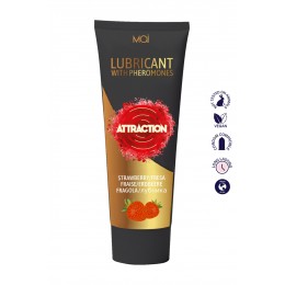 Attraction cosmetics Lubrifiant fraise aux phéromones - Attraction