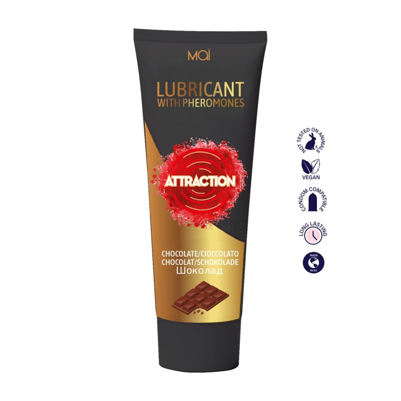 Attraction cosmetics Lubrifiant chocolat aux phéromones - Attraction