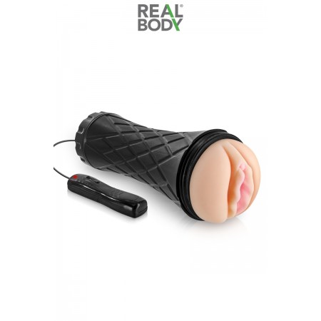 Real Body Realistic vagina vibrating masturbator - Real Body