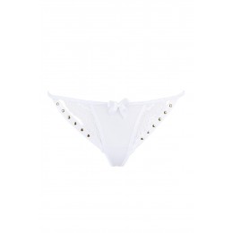 Axami String blanc à clous dorés V-9798 - Axami