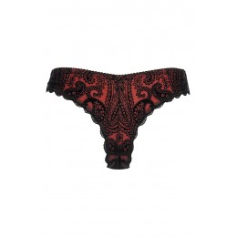 Axami String rouge et noir V-10048 - Axami