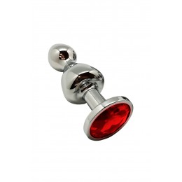 Wooomy Plug bijou Lollypop rouge S - Wooomy